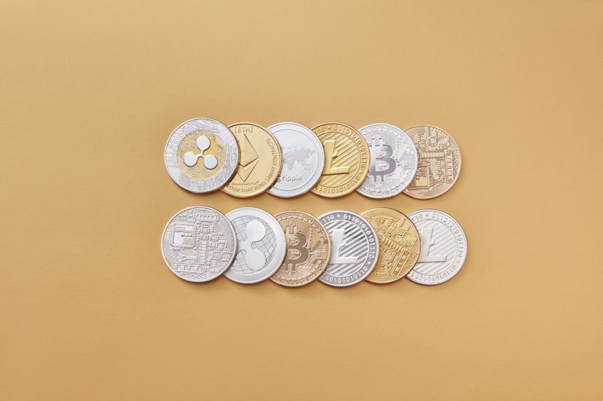 Ethereum sikkesi ve blok zinciri görseli